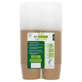 Ecopac Paper Hot Food Cups & Lids 12oz  Adomoo